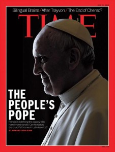 Papa Francisco, el Personaje del Año según la revista Times.