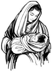 María, madre de Jesús.