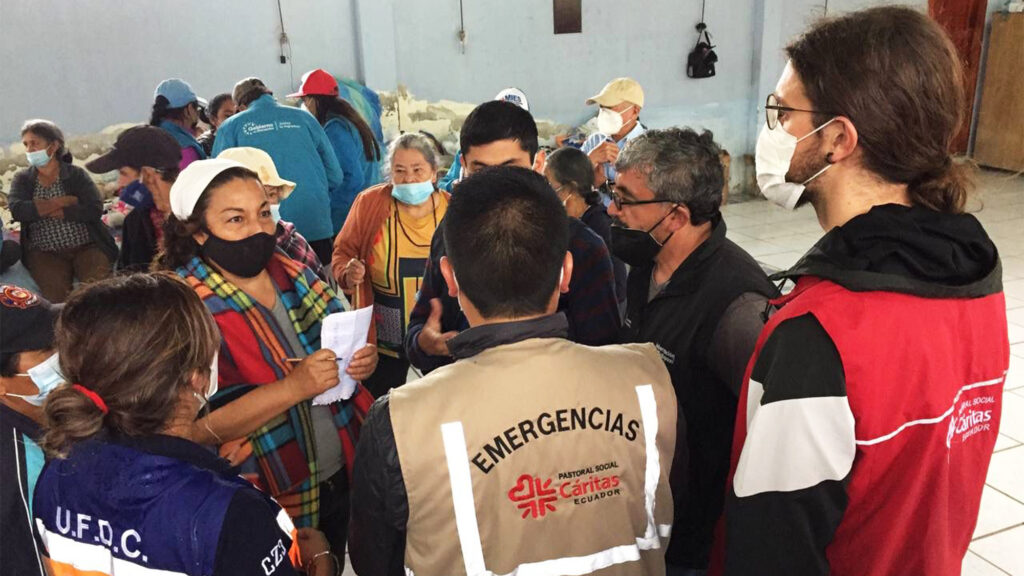 Cáritas Ecuador activa el Fondo de Respuesta Rápida, tras el sismo que afectó a 5 provincias