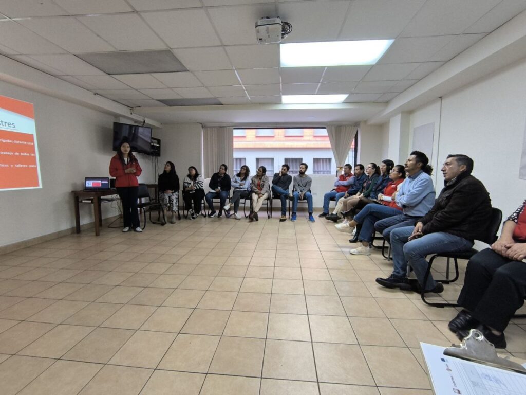Socialización del Plan de Emergencias Institucional (PEI) de Cáritas Ecuador
